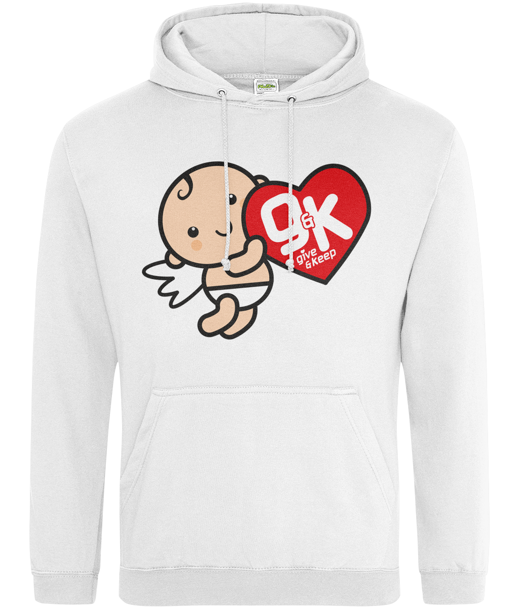 AWDis College Hoodie JH001 Give & Keep Big Smile Collection